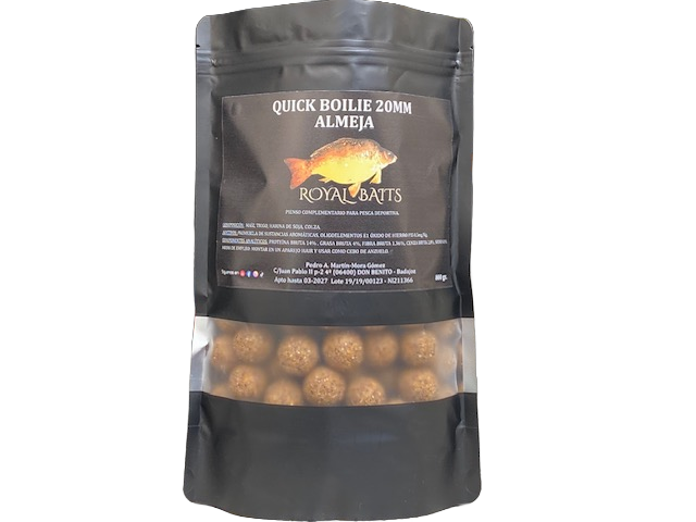 Boilies Royal Baits Clam 20mm 800g