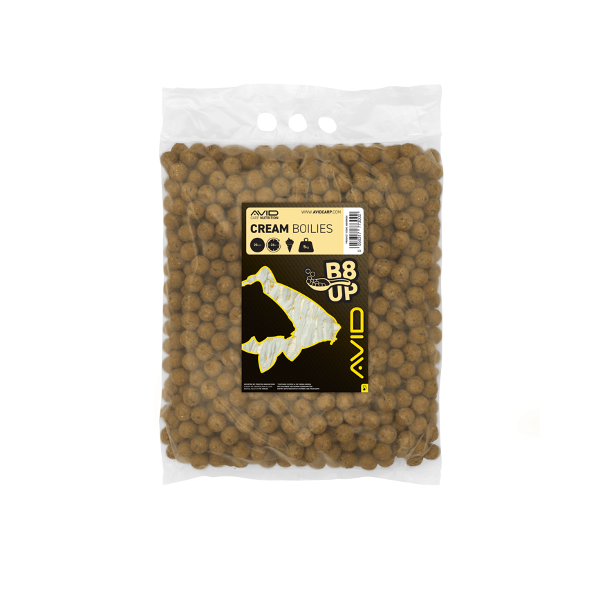 Boilies Avid Carp B8-Up Cream 20 mm 5 Kg