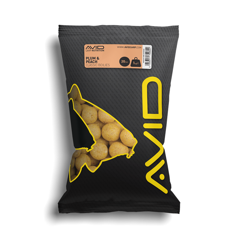 Boilies Avid Carp Classic Plum & Peach 20 mm