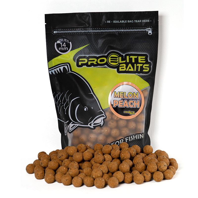 Boilies Pro Elite Baits Melon & Peach 14 mm