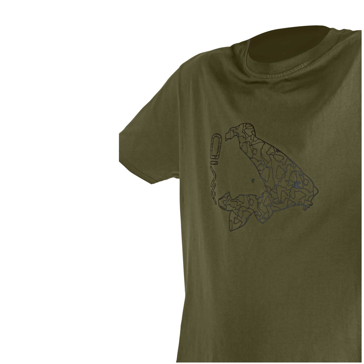 T-shirt Avid Carp Icon Khaki