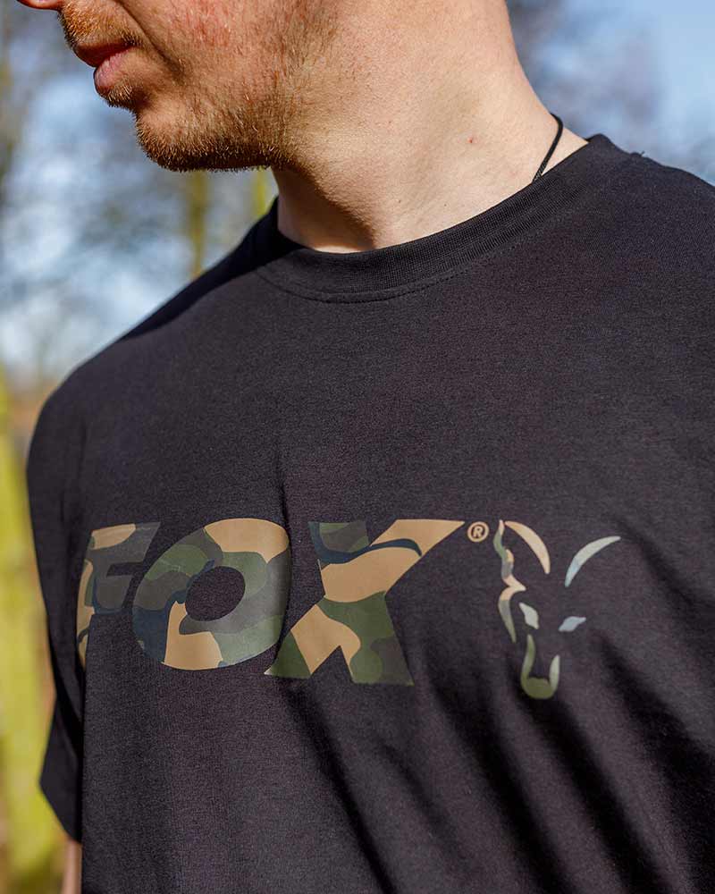 T-shirt Fox Logo T Black/Camo