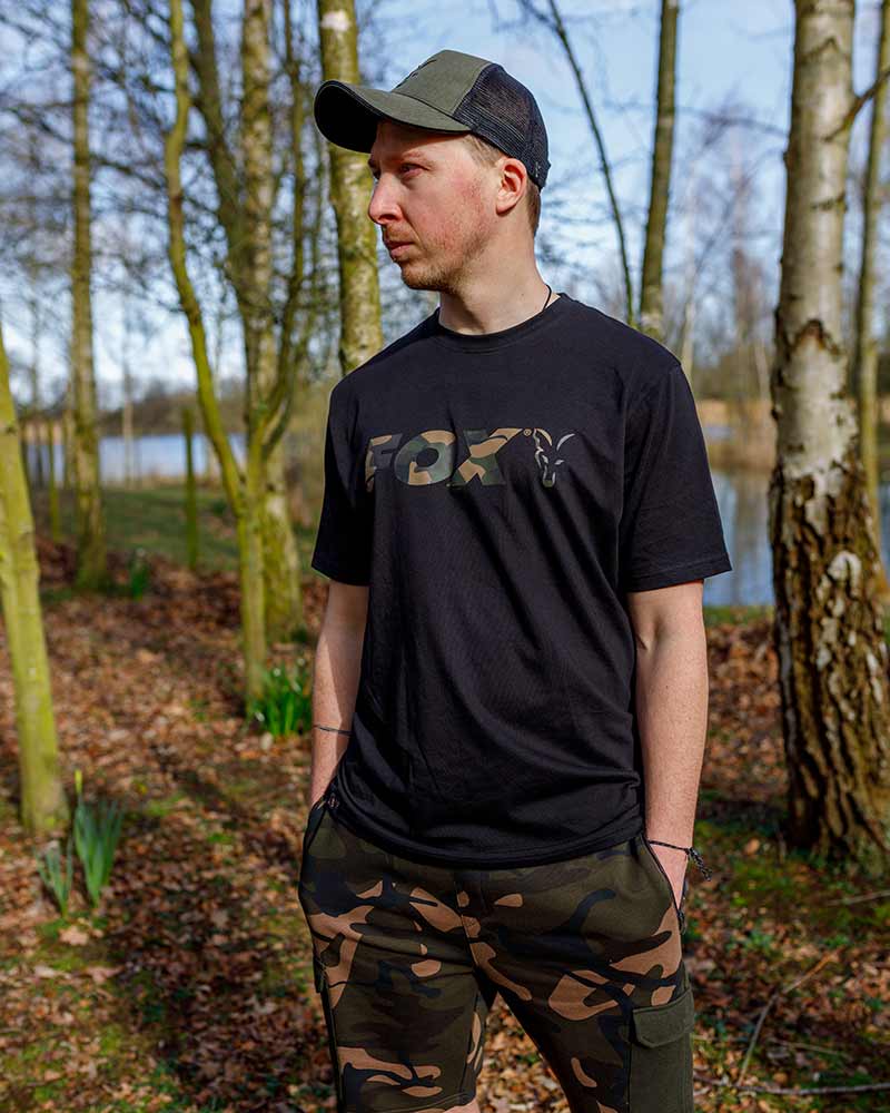 T-shirt Fox Logo T Black/Camo