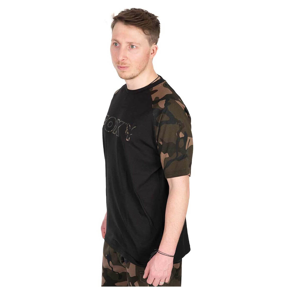 T-shirt Fox Outline T Black/Camo