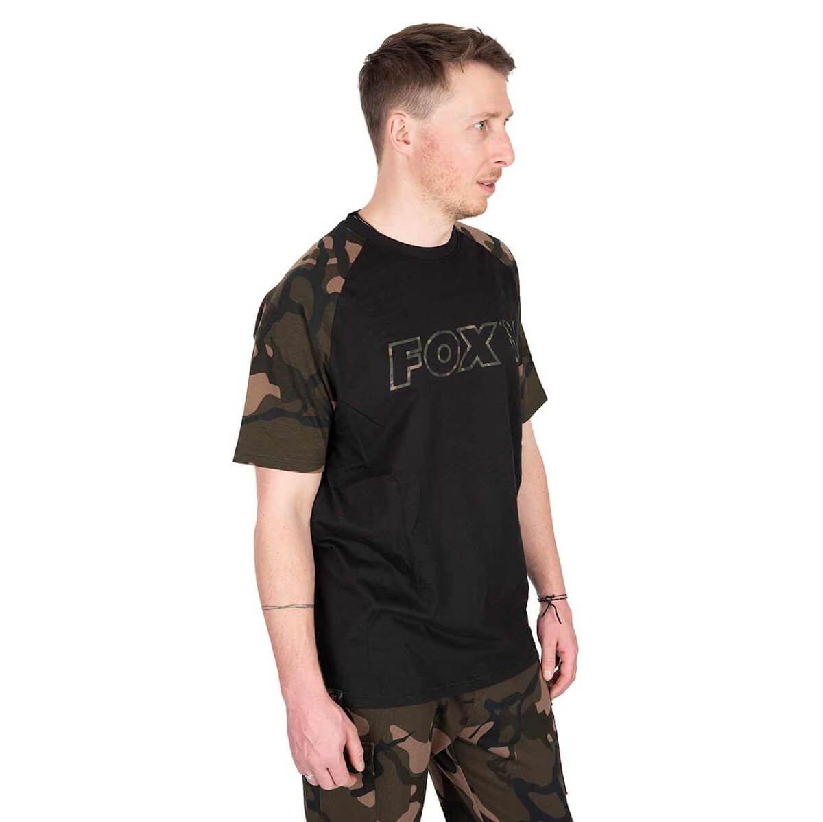 T-shirt Fox Outline T Black/Camo