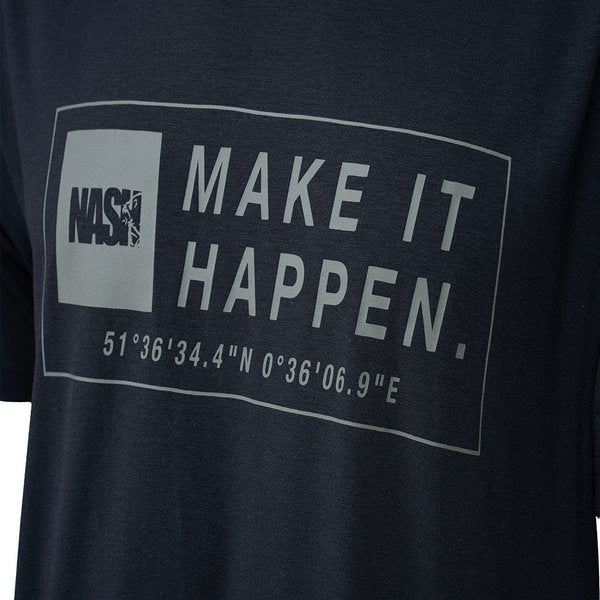 T-shirt Nash Make It Happen Coordinates Black