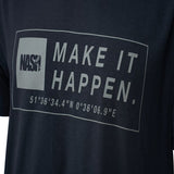 T-shirt Nash Make It Happen Coordinates Black
