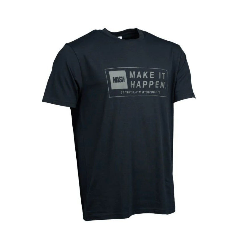 T-shirt Nash Make It Happen Coordinates Black
