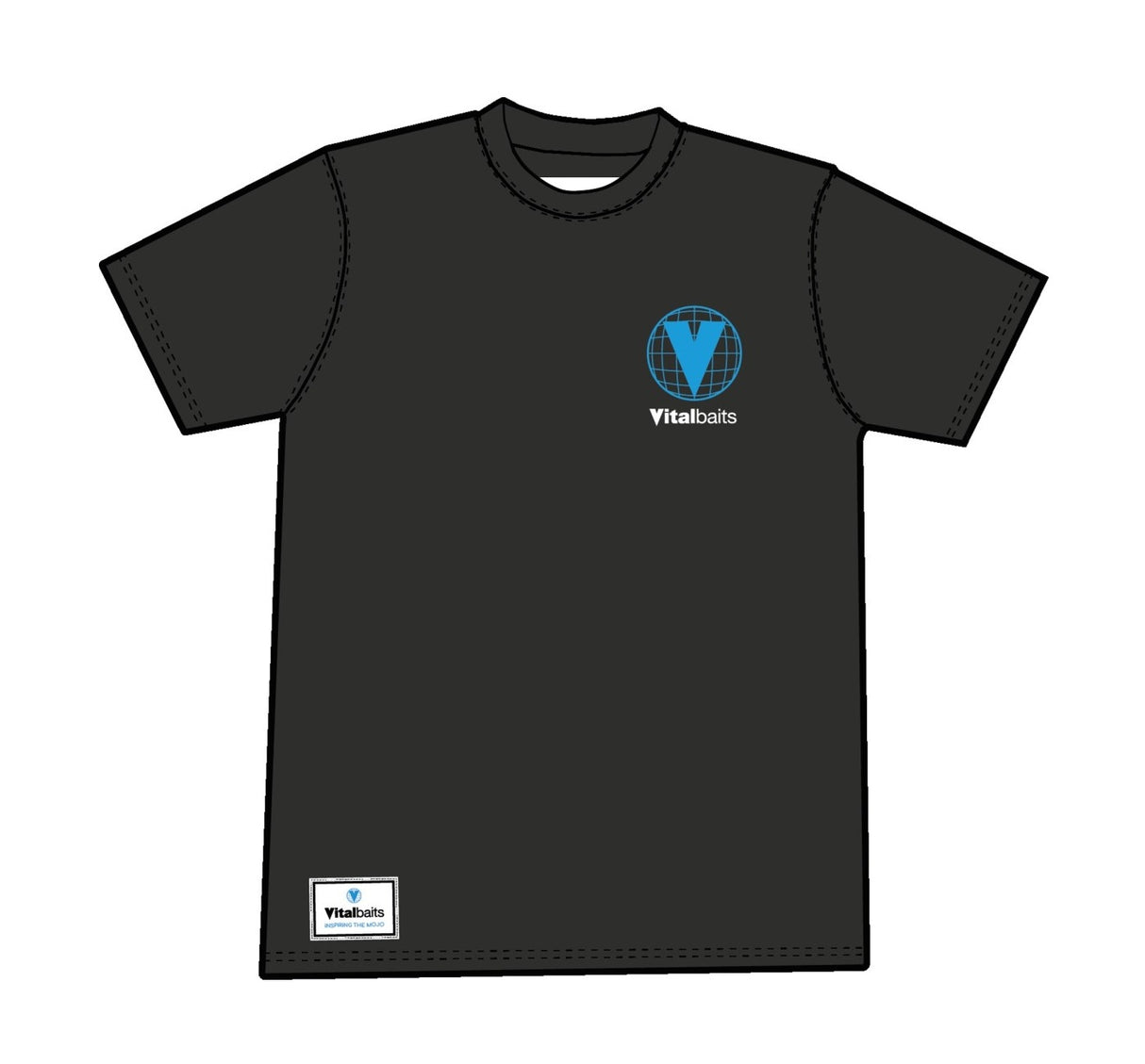 T-shirt Vitalbaits Blue