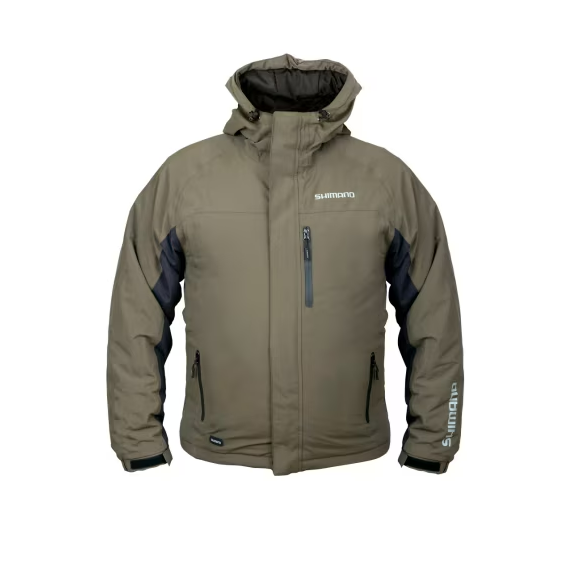 Waterproof Jacket Shimano Padded Green