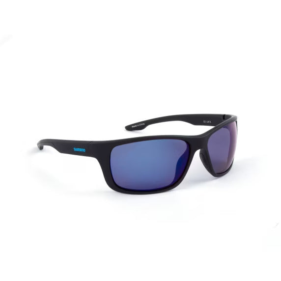 Sunglasses polarized sunglasses Shimano Antares Matte Black and Blue