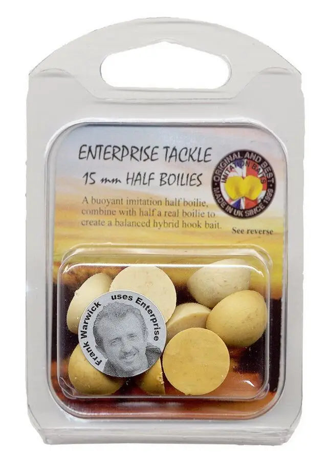 Half Boilies Enterprise Cream and Beige 15 mm