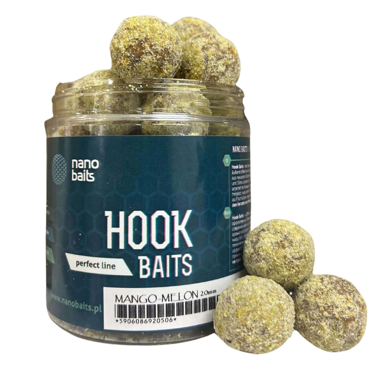 Hard Hook Baits Nano Baits Melon handle 18 mm