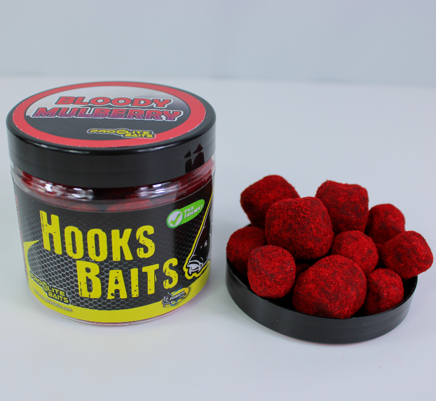 Hook Pellets powder Pro Elite Baits Bloody Mulberry 14-20 mm