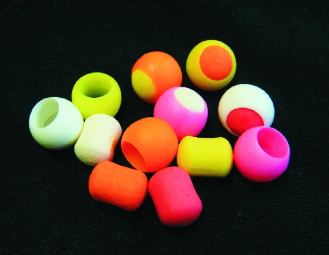 Hybrid Boilies Enterprise White and Fluorine Mixed Colors 15 mm