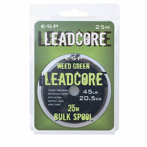 Leadcore ESP Weedy green 45 lb / 25 m