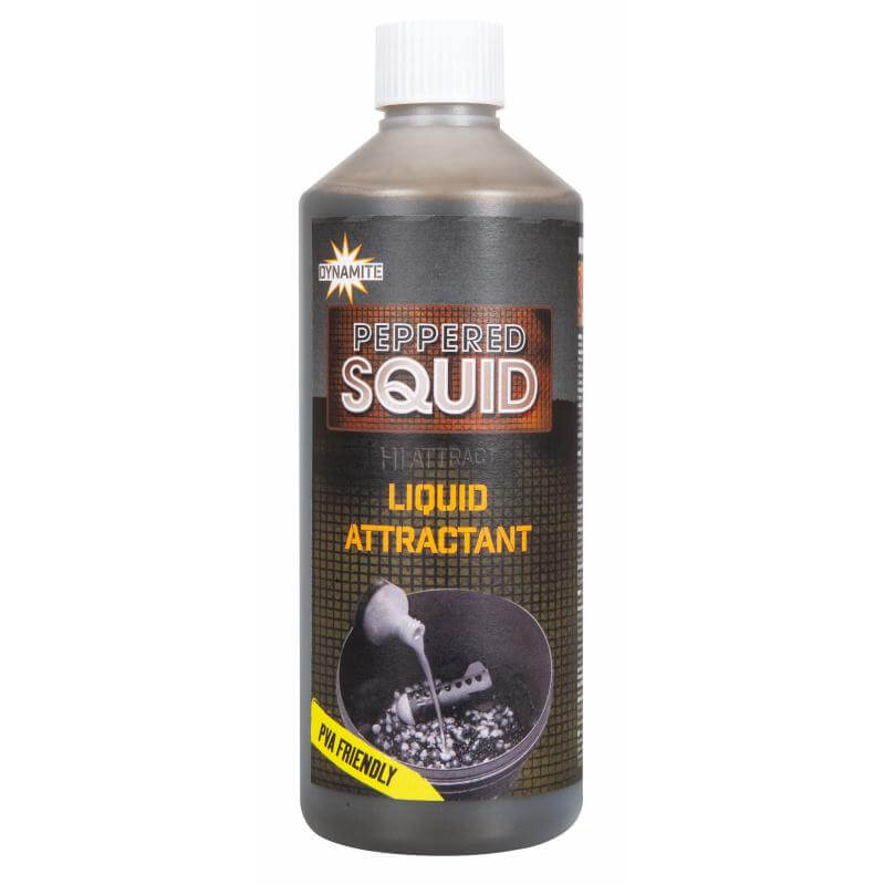 Liquid Dynamite Baits Peppered Squid 500 ml