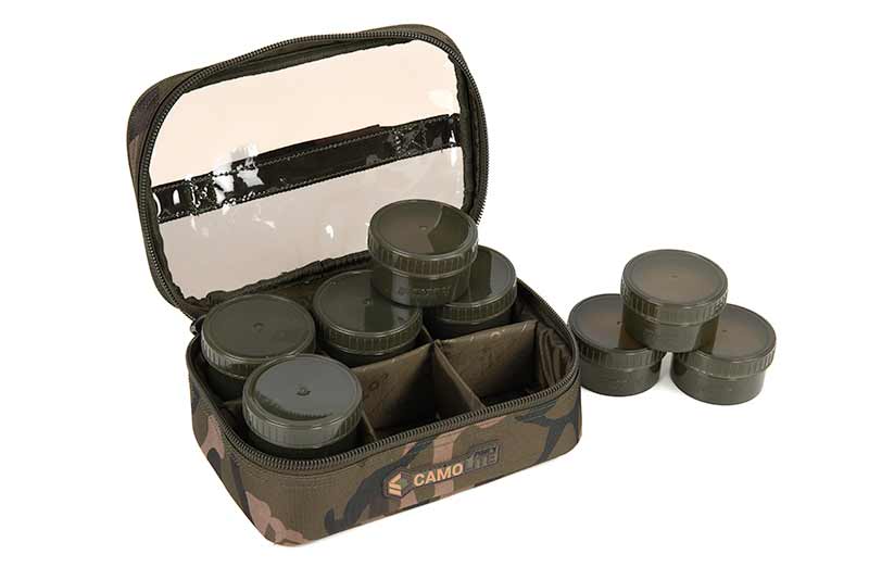 Macuto of 8 bait pots Fox Camolite