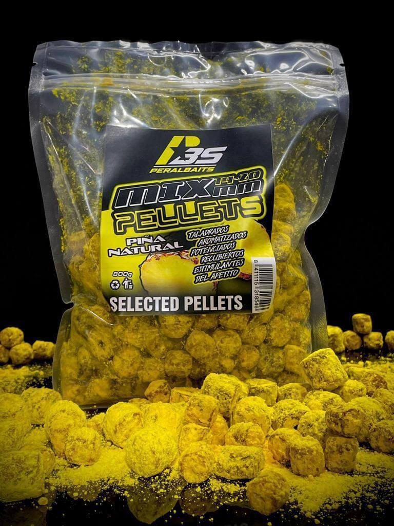 Mix Pellets Peralbaits Natural Pineapple 14-20 mm