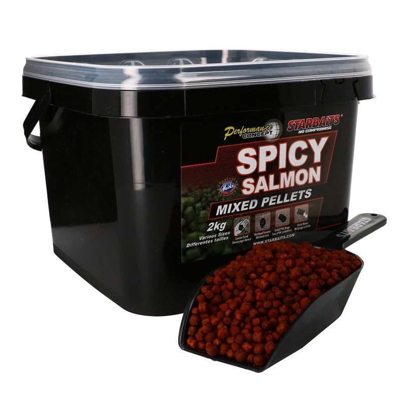 Pellet mix Starbaits Spicy Salmon 2 Kg