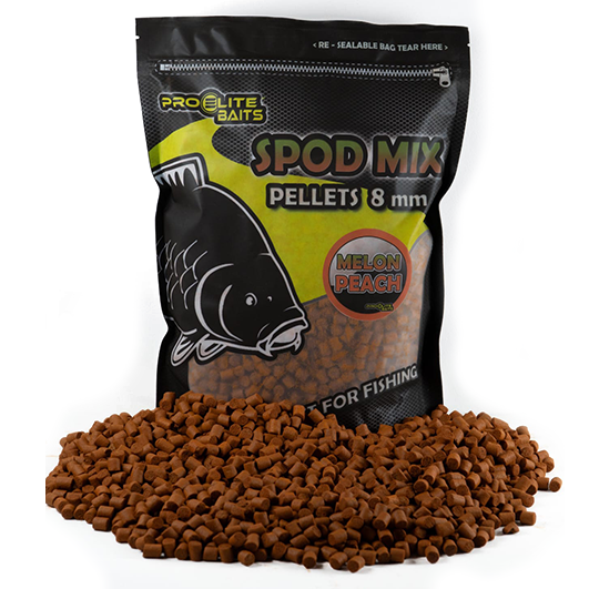 Pellets Spod Mix Pro Elite Baits Melon & Peach 8 mm