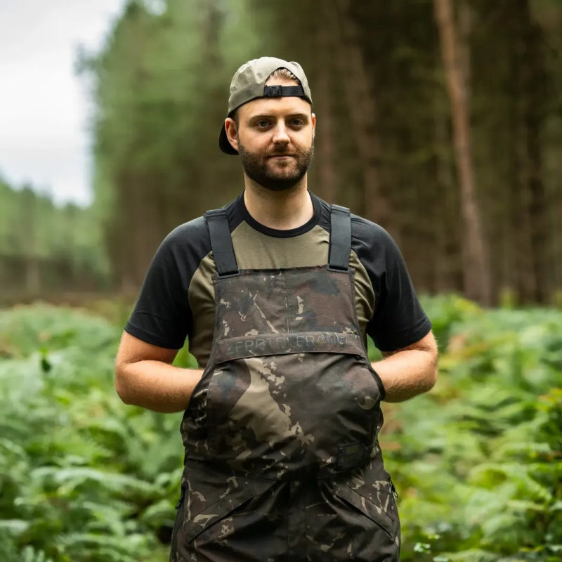 Waterproof Bib and Brace Nash ZT Helluva Camo