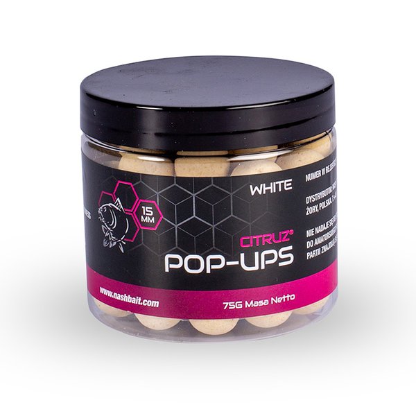 Pop Ups Nash Citruz White 15 mm