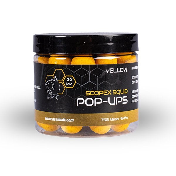 Pop Ups Nash Scopex Squid Yellow 20 mm