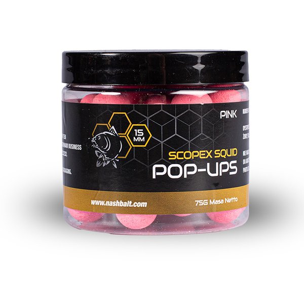 Pop Ups Nash Scopex Squid Pink 15 mm