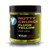 Pop ups Vitalbaits Nutty Crunch Fluor yellow 18 mm
