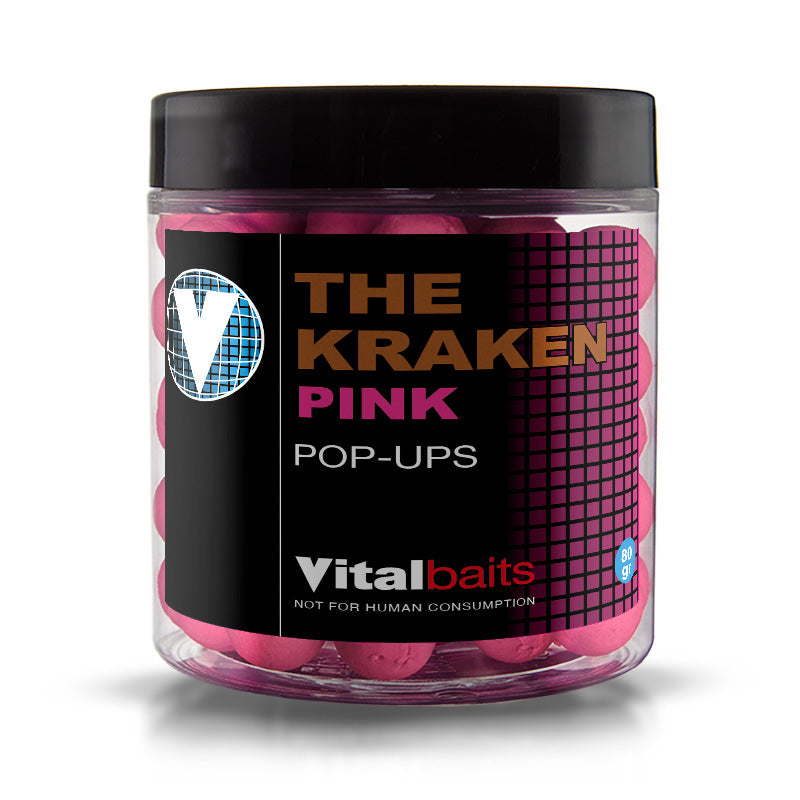 Pop ups Vitalbaits The Kraken Pink 18 mm