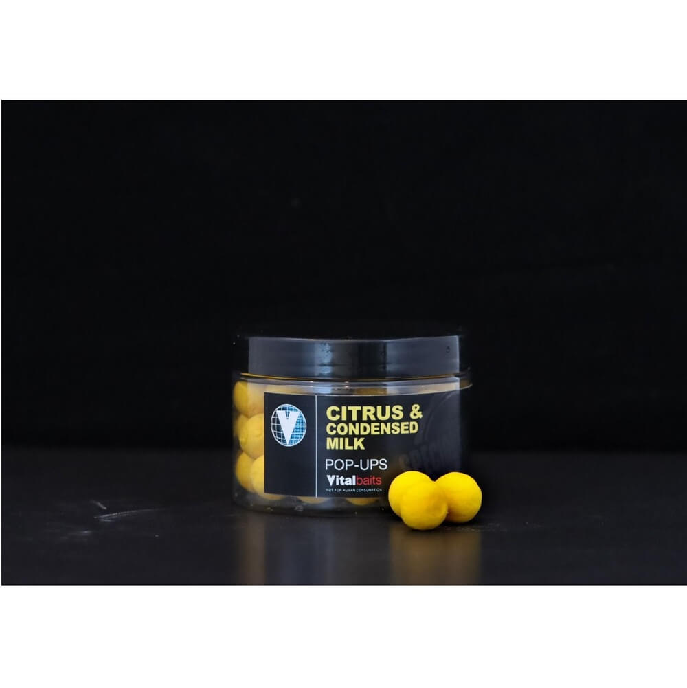 Pop ups Vitalbaits Citrus & Cond. Milk Yellow 14 mm