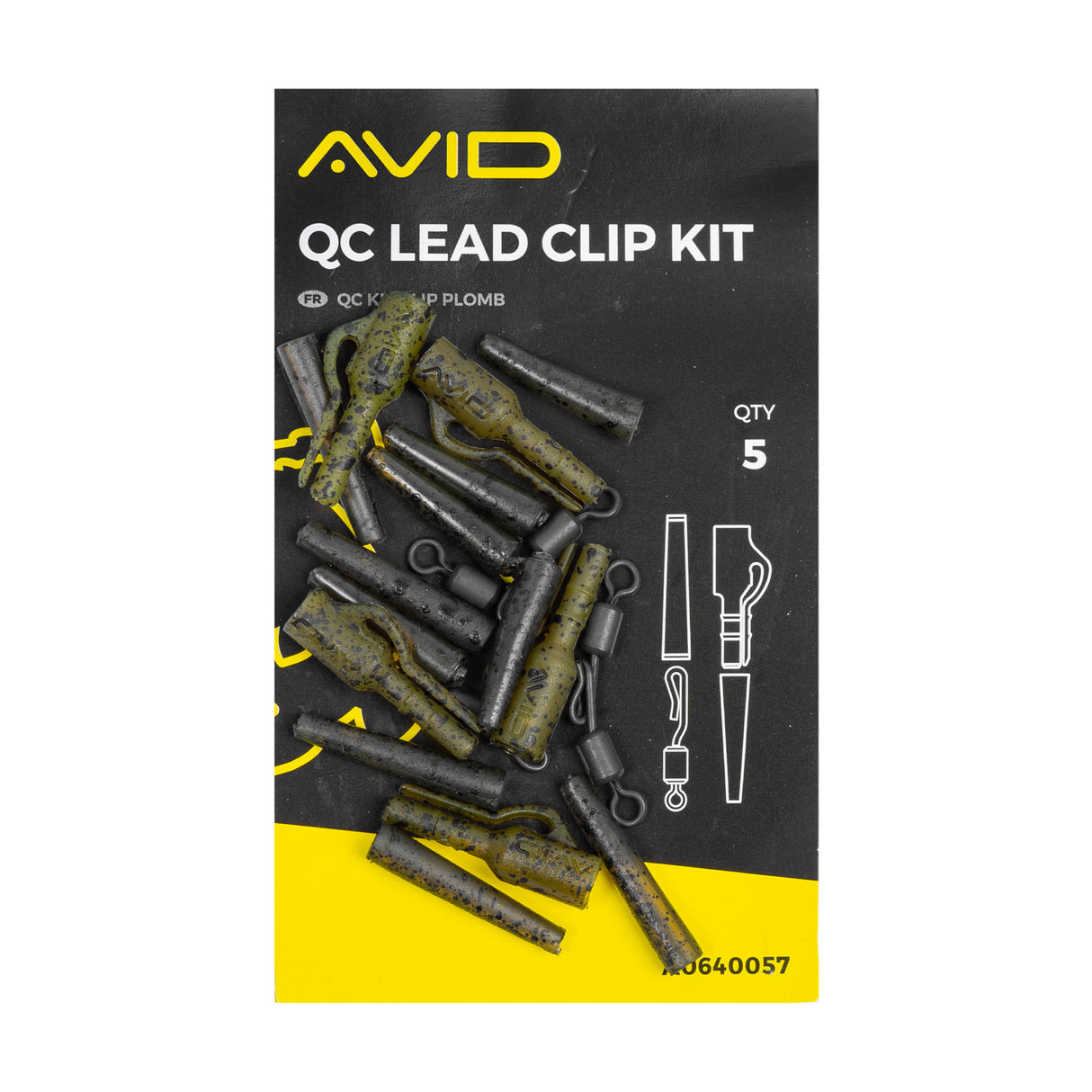 QC Kit Lead Clip Avid Carp