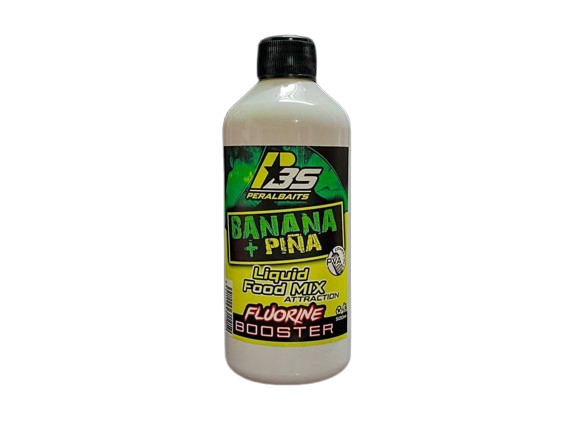 Soaking Booster Fluorine Peralbaits Banana Pineapple 500 ml