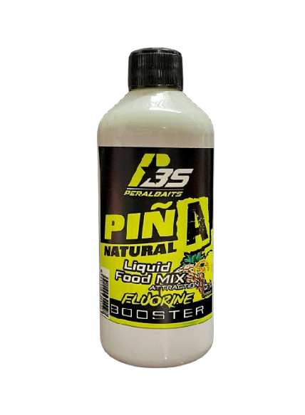 Soaking Booster Fluorine Peralbaits Natural Pineapple 500 ml