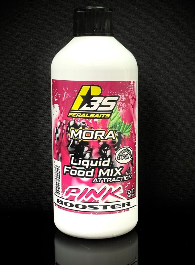 Soaking Peralbaits Booster Pink Mora 500 ml