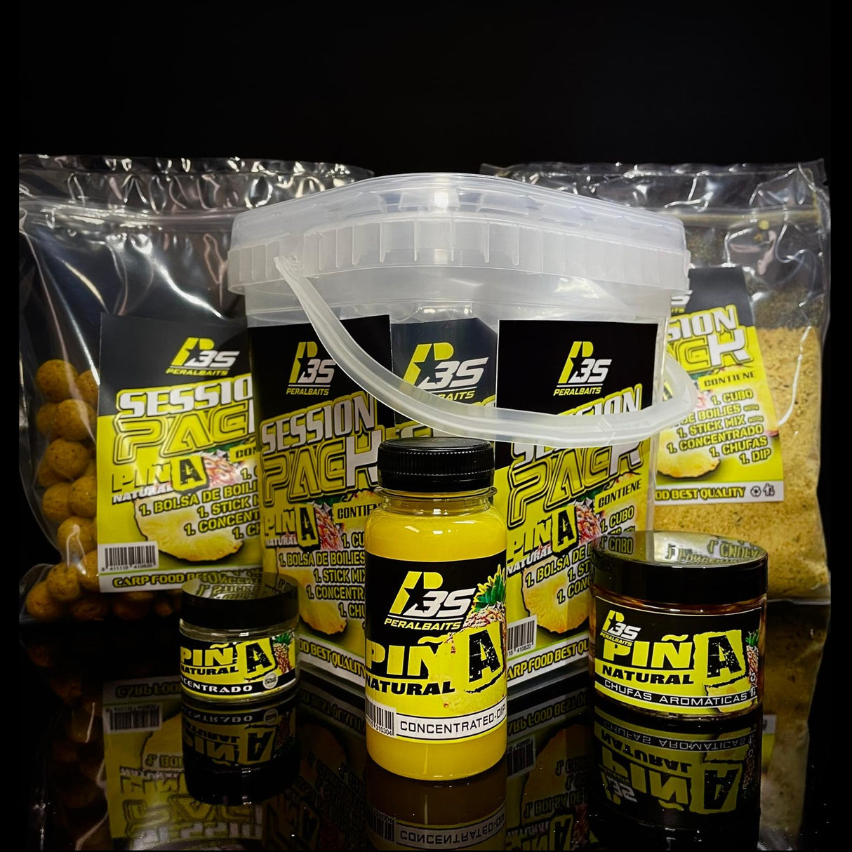 Session Pack Peralbaits Natural Pineapple