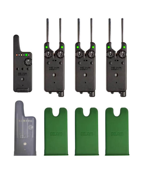 Set of alarms 3+1 Delkim Digital Txi-D Green