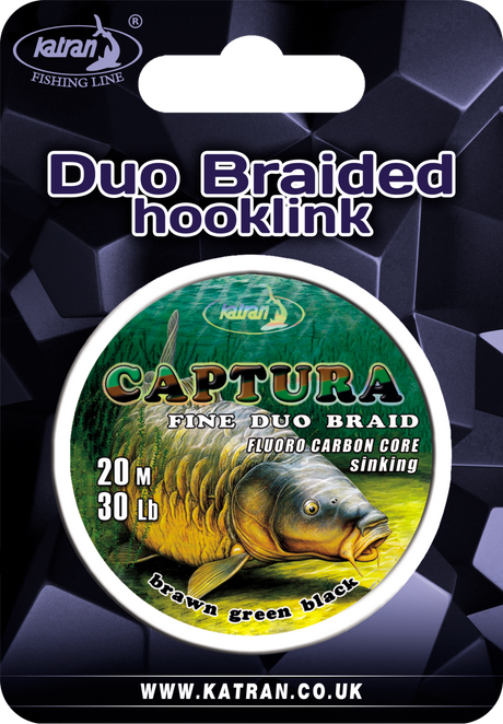 Braided Katran Duo Hooklink Catch 30 lb 20 m