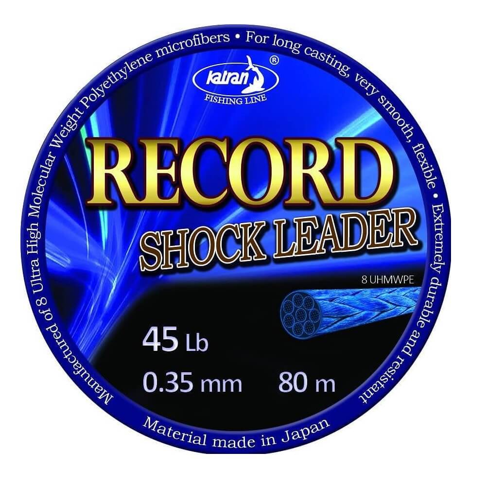 Braided Katran Shock Leaders Record 60 lb 80 m