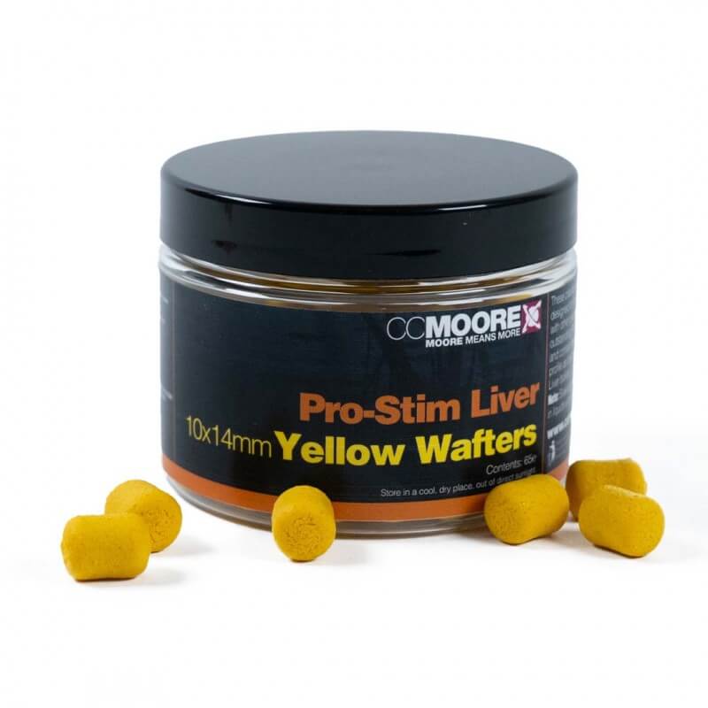 Wafters Dumbells Ccmoore Pro-Stim Liver Yellow 10-14 mm