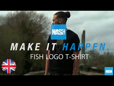 T-shirt Nash Fish Box Logo Black