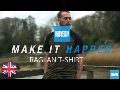 T-shirt Nash Raglan Green