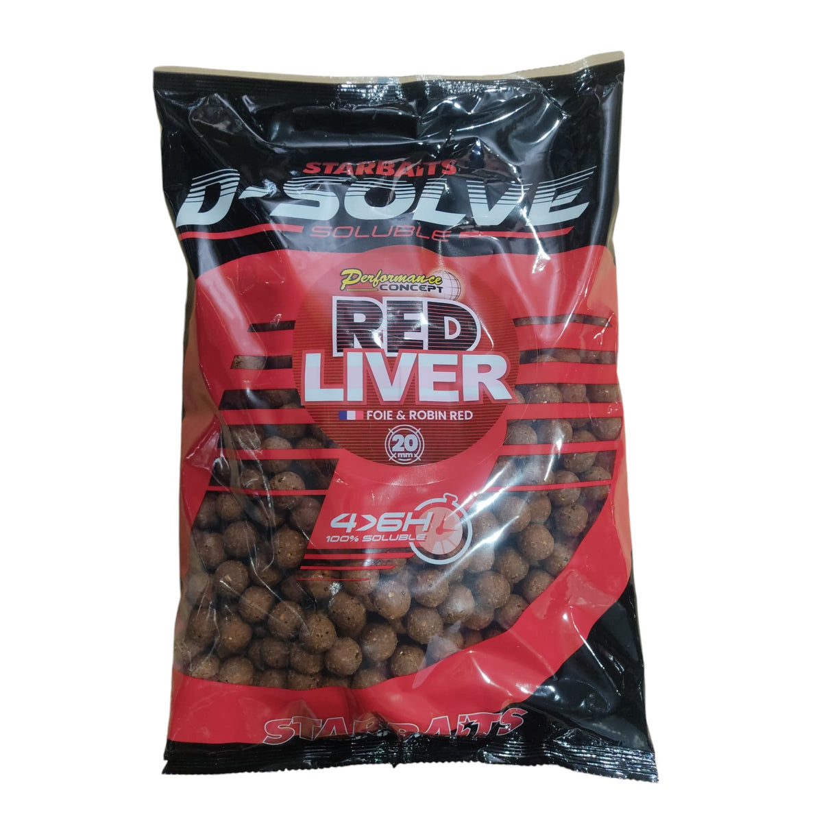 Boilies Starbaits Solubles Red Liver 20 mm 2.5 kg