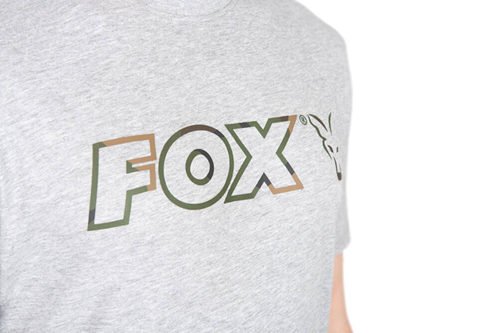 T-shirt Fox Ltd LW Marl Gray - Tienda Carpfishing