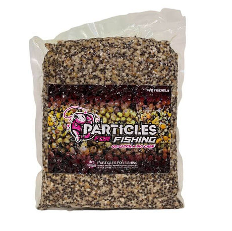 Crunchy mix particle for fishing