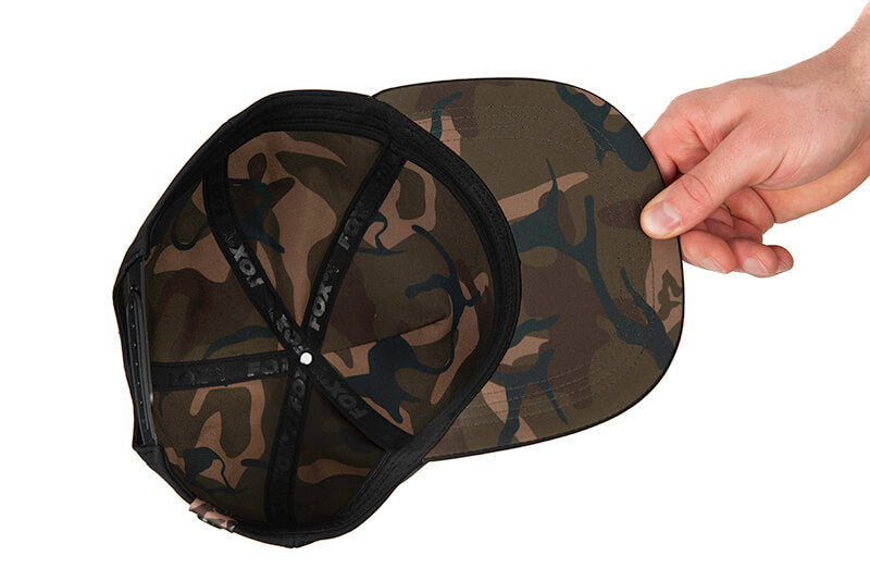 Gorra Fox Camo Negra visera plana 6