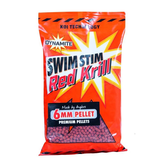 Micro Pellets Dynamite Baits Swim Stim Red Krill 6 mm - Tienda Carpfishing