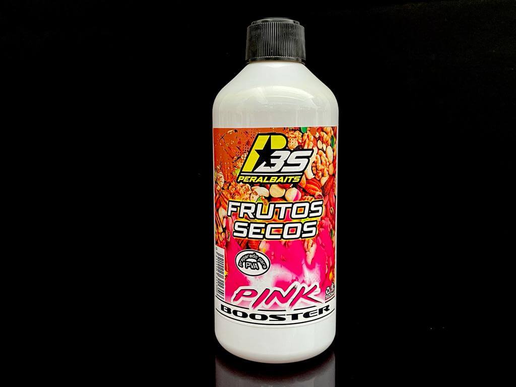 Remojo Booster Pink Peralbaits Frutos Secos 500 ml