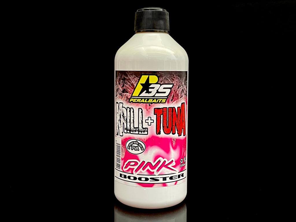 Remojo Booster Pink Peralbaits Krill Tuna 500 ml